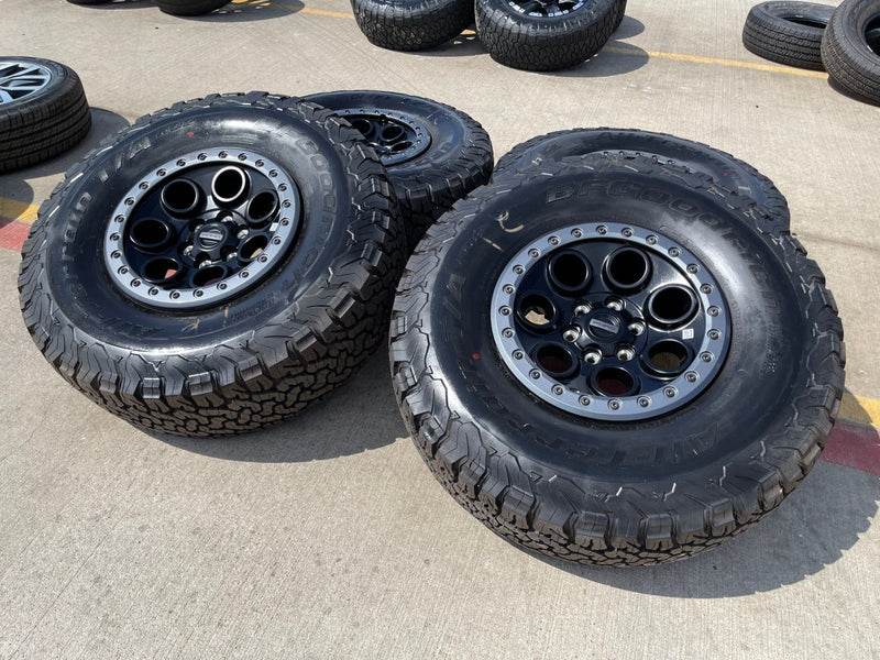 17" Ford F-150 Raptor OEM BEADLOCK 10612 rims wheels BFG KO2 37" 2025 2026 NEW Texas Truck Tire