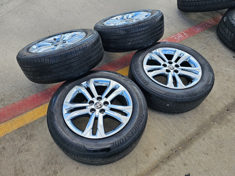 18" Toyota Sienna XSE OEM 69149 wheels rims Camry Avalon Lexus 2024 2025 2026 Texas Truck Tire
