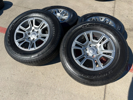 18" Jeep Grand Wagoneer OEM 95374 9295 wheels rims Ram 1500 2023 2024 2025 2026 Texas Truck Tire
