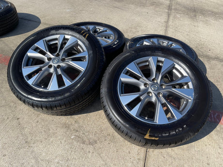 18" Nissan Pathfinder Murano FX35 FX45 QX60 OEM 62706 wheels rims Yokohama Texas Truck Tire