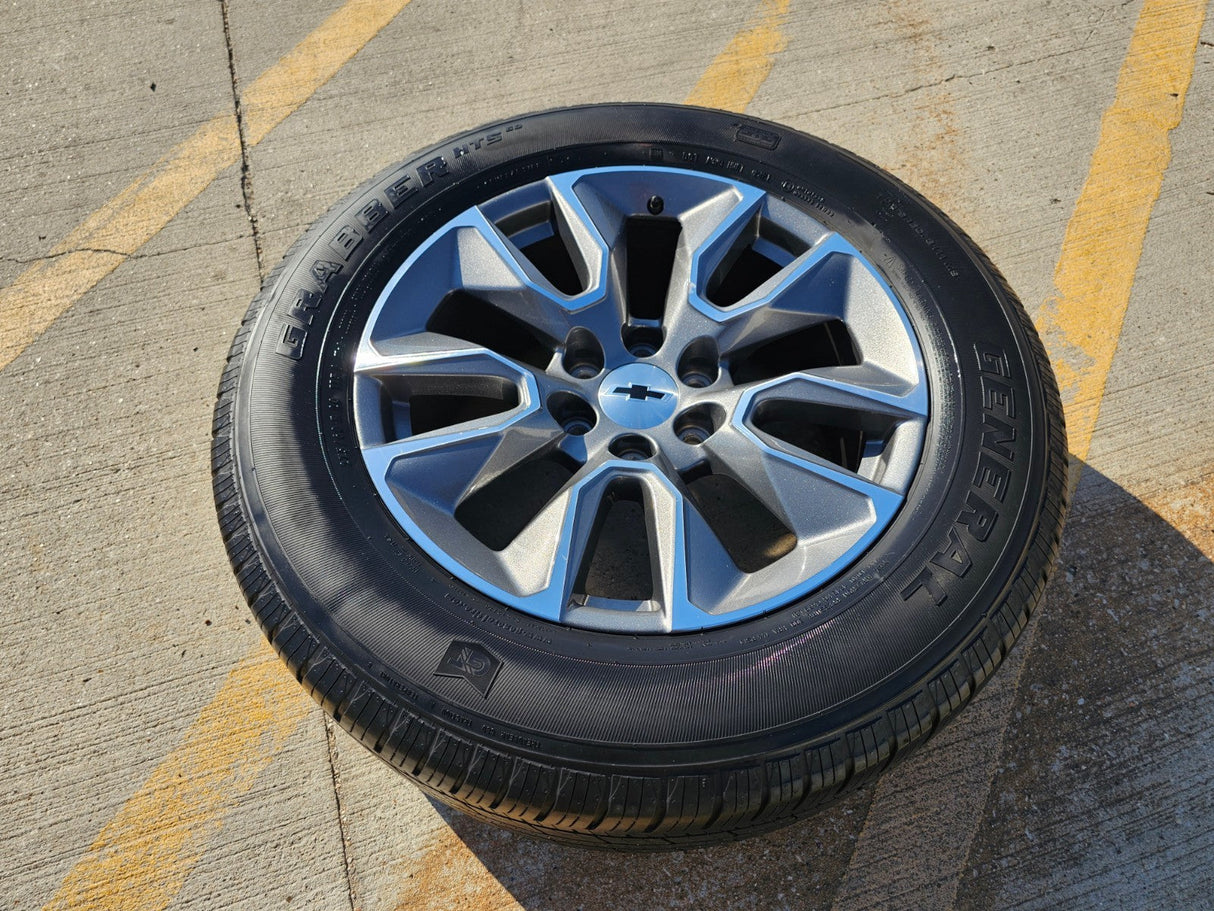 20" Chevy Silverado 1500 Tahoe Suburban OEM 5915 5916 wheel rim tire spare Texas Truck Tire