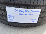 20" Chevy Tahoe Silverado OEM 5919 wheels rims GMC Yukon tires PATHFINDER Texas Truck Tire