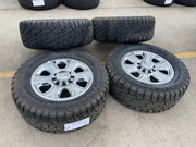 20" Dodge Ram 2500 3500 OEM 2477 CHROME wheels rims tires 35" Texas Truck Tire