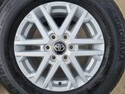 18" Toyota Tundra Sequoia OEM wheels rims 75281 LX600 2024 2025 2026 YOKOHAMA Texas Truck Tire