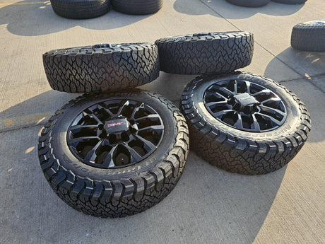 20" Chevy Silverado Trail Boss GMC AT4 2500 OEM 94030 wheels rims NEW BFG KO3 Texas Truck Tire