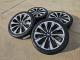 24" Cadillac Escalade PLATINUM OEM wheels rims V 2024 2025 2026 2027 NEW Texas Truck Tire