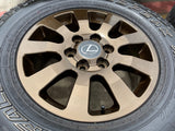 18" Toyota Land Cruiser OEM TRD wheels rims 95952 Tundra Sequoia BRONZE Texas Truck Tire