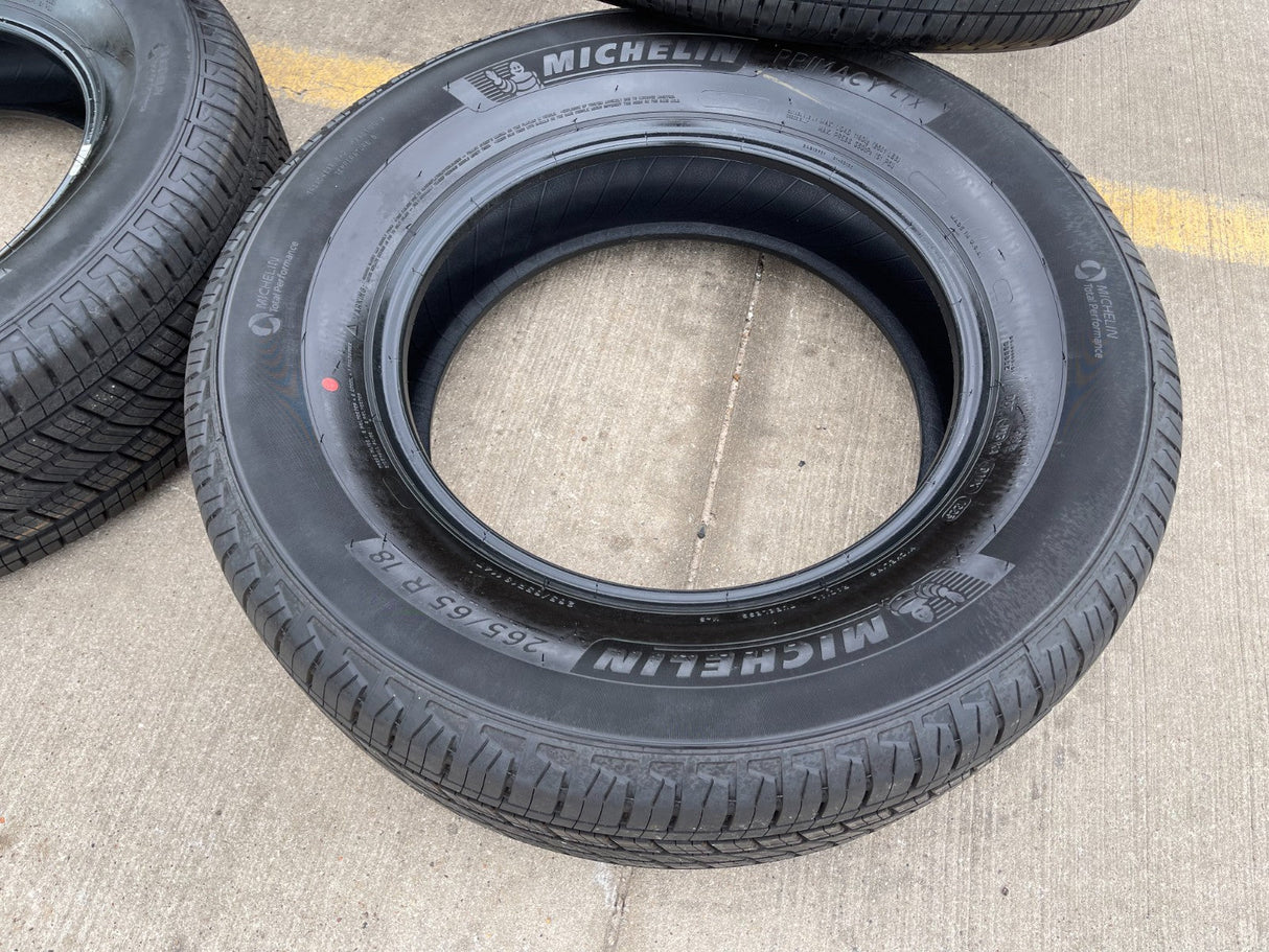 265/65/18 Michelin Primacy LTX tires F-150 Silverado 265/65r18 NEW TAKE OFFS Texas Truck Tire