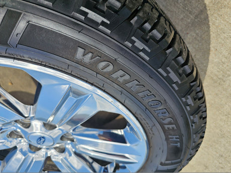 20" Ford F-150 Expedition OEM Lariat rims wheels 10171 CHROME NICE SET Texas Truck Tire