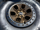 17" Ford F-150 Raptor OEM BEADLOCK rims wheels BRONZE 10459 95210 BFG 37" NEW Texas Truck Tire