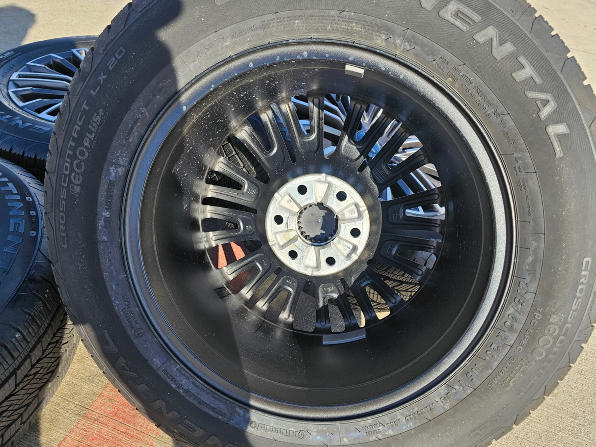 20" GMC Sierra Yukon Chevy Silverado OEM wheels rims 2024 2025 2026 NEW Texas Truck Tire