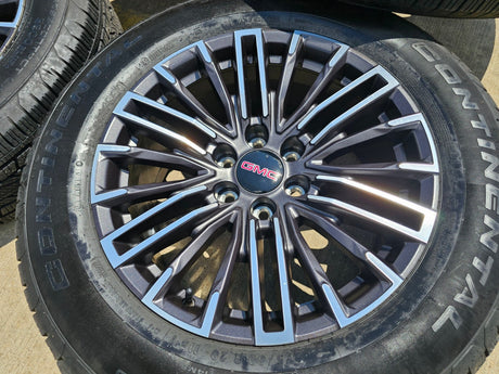 20" GMC Sierra Yukon Chevy Silverado OEM wheels rims 2024 2025 2026 NEW Texas Truck Tire