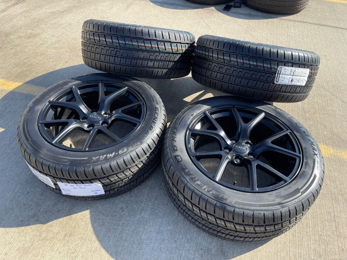 20" Jeep Grand Cherokee SRT Trackhawk OEM 9173 wheels rims tires GENERAL NEW Texas Truck Tire