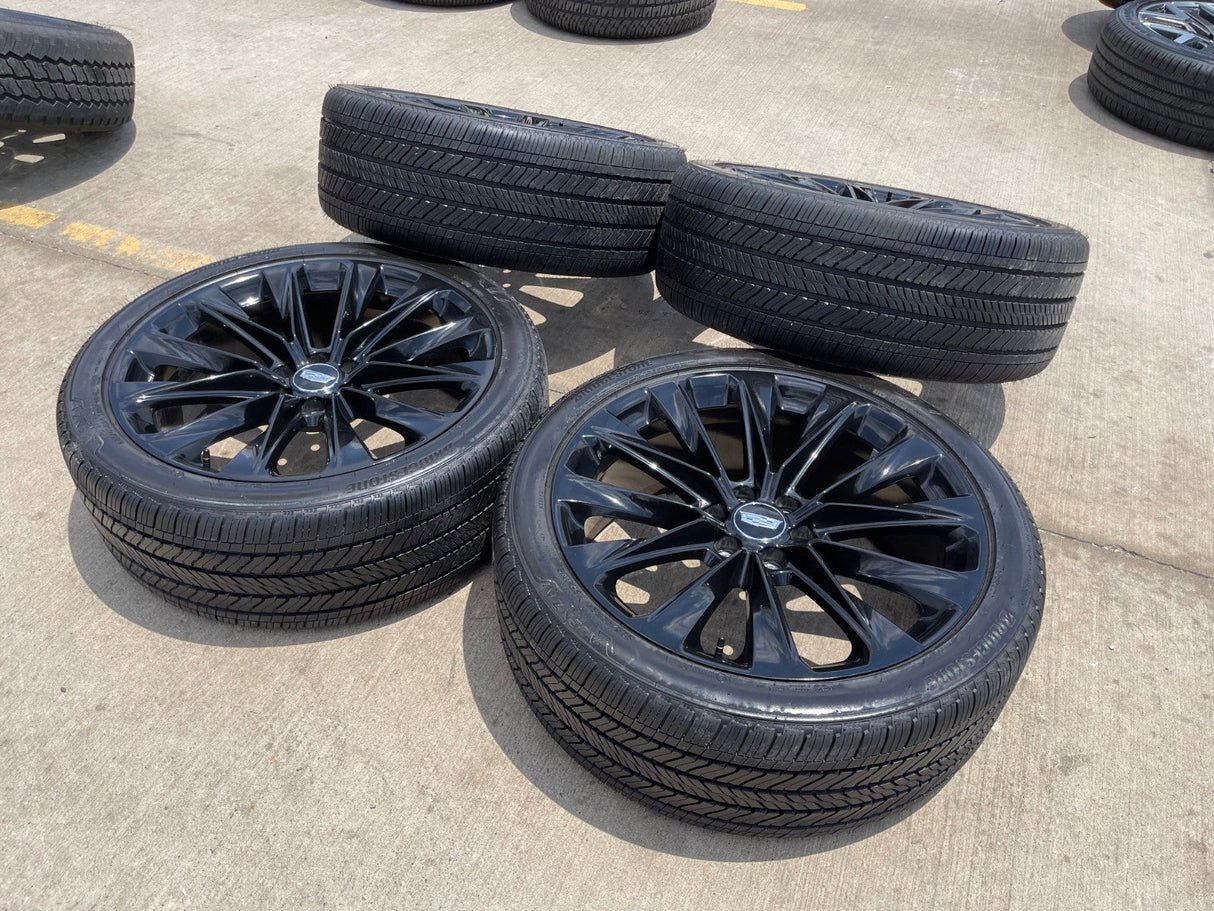 24" Cadillac Escalade V OEM ONYX wheels rims 2022 2023 2024 2025 2026 NEW Texas Truck Tire