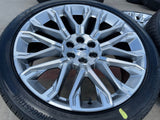 24" Chevy Tahoe LTZ GMC Yukon Sierra Denali OEM wheels rims tires 2025 2026 NEW Texas Truck Tire