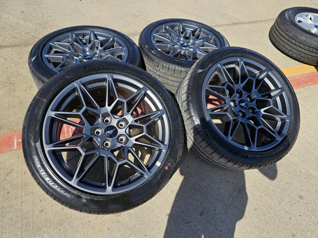 19" Ford Mustang GT Performance Track Pack OEM wheels rims 2024 2025 TPMS NEW Texas Truck Tire