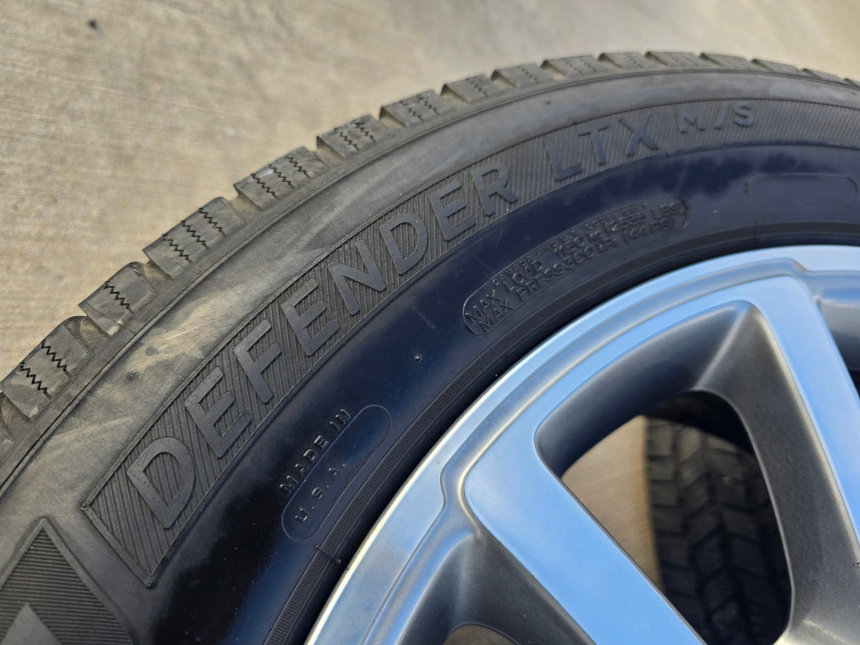 20" GMC Sierra Yukon DENALI OEM wheels rims 5699 5644 MICHELIN DEFENDER LTX M/S2 Texas Truck Tire