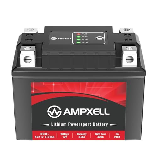 12V 210A 3.5Ah Lithium Motorcycle Replacement Battery YTX5L-BS YTZ7S-BS Compatible