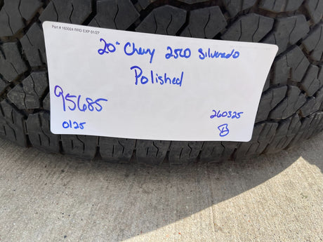 20" Chevy Silverado HIGH COUNTRY GMC Sierra AT4 2500 3500 OEM 95685 wheels rims Texas Truck Tire