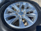 20" Chevy Tahoe Silverado LTZ 5920 OEM wheels rims Yukon HANKOOK A/T2 NEW Texas Truck Tire