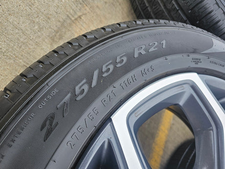 (4) 21" Rivian R1T R1S OEM wheels rims tires 2022 2023 2024 2025 2026 Texas Truck Tire