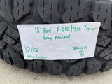 18" Ford F-250 F-350 OEM TREMOR rims wheels 10482 tires DURATRAC R/T 35" Texas Truck Tire