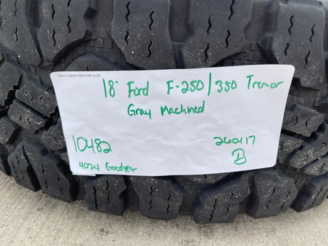 18" Ford F-250 F-350 OEM TREMOR rims wheels 10482 tires DURATRAC R/T 35" Texas Truck Tire