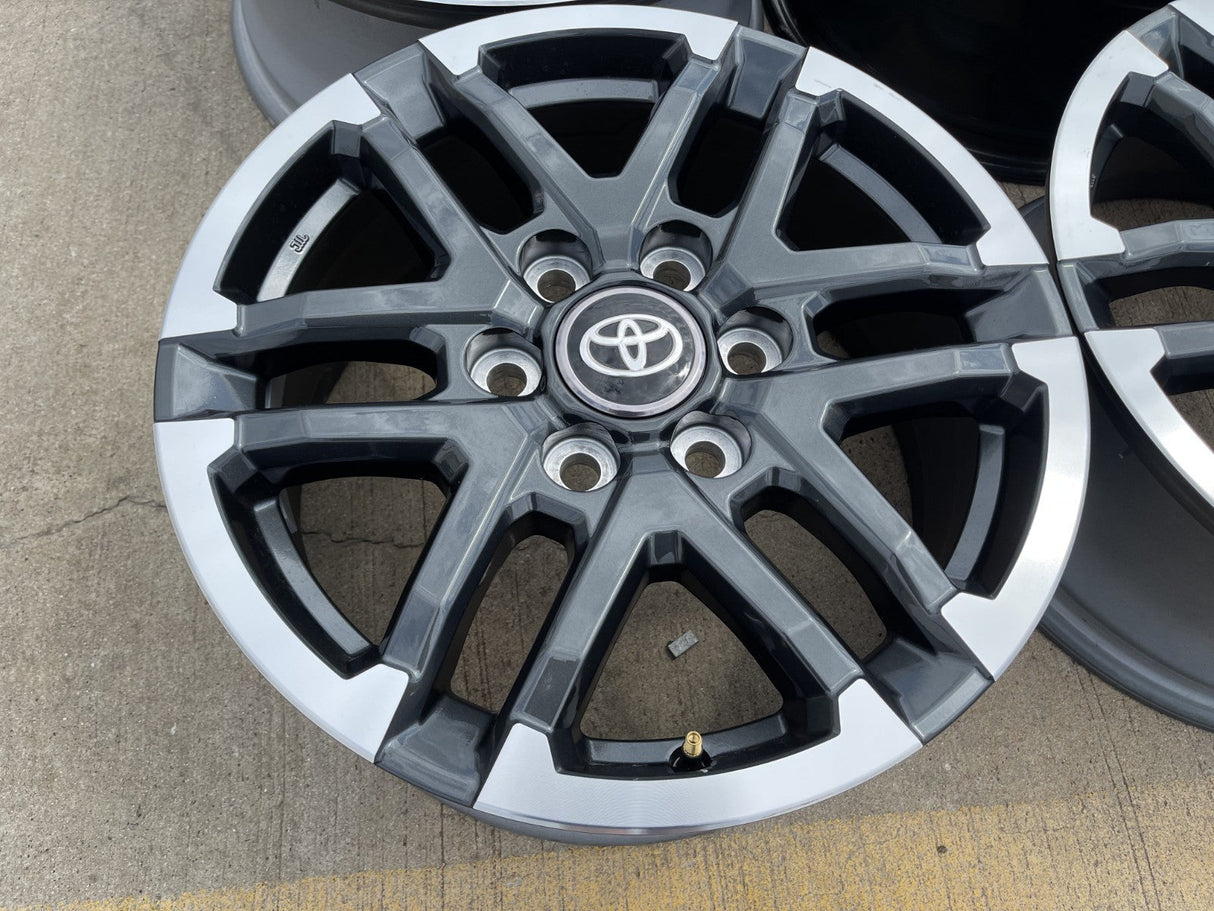 18" Toyota Tacoma TRD OEM wheels rims 10641 4Runner 2024 2025 2026 2027 NEW Texas Truck Tire