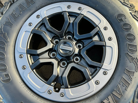 17" Ford Ranger Raptor Beadlock wheels rims Bronco 2024 2025 2026 NEW GOODYEAR Texas Truck Tire