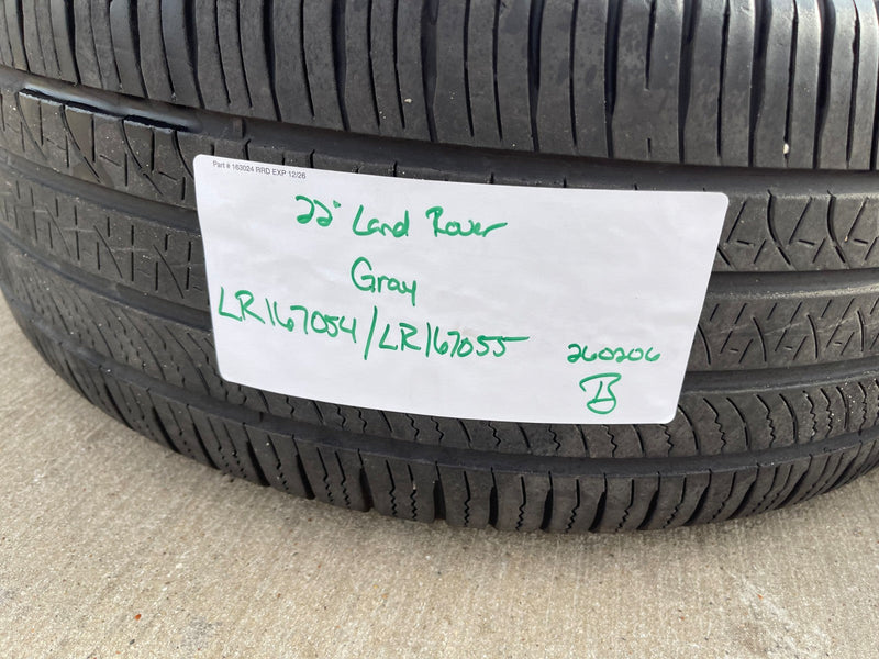 22" Land Rover DEFENDER OEM wheels rims 72385 Range tires GRAY 2023 2024 2025 Texas Truck Tire