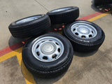 17" Ford F-150 OEM rims wheels 3857 tires steel 2023 2024 2025 2026 MICHELIN NEW Texas Truck Tire