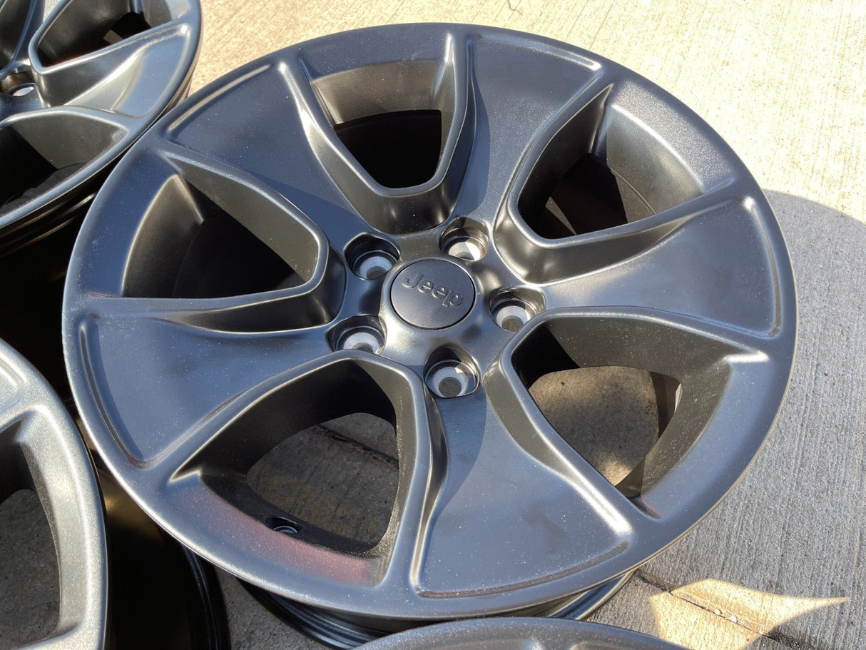 (4) 17" Jeep Wrangler Rubicon OEM 96226 wheels rims Gladiator NEW Texas Truck Tire