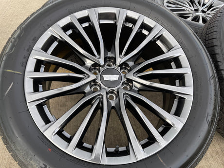 22" Cadillac Escalade V Platinum OEM 4883 95479 wheels rims 2024 2025 2026 NEW Texas Truck Tire