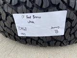 17" Ford Bronco HERITAGE SASQUATCH OEM 10463 wheels rims white 37" BFG NEW Texas Truck Tire