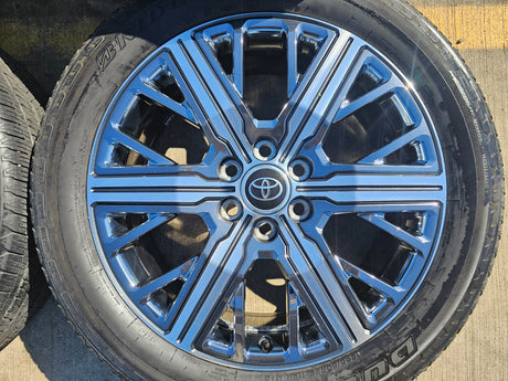 22" Toyota Tundra Sequoia OEM wheels rims 75282 Land Cruiser GX550 CAPSTONE Texas Truck Tire