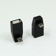 USB Female to Mini USB Male 180° adapter up angled TekShack