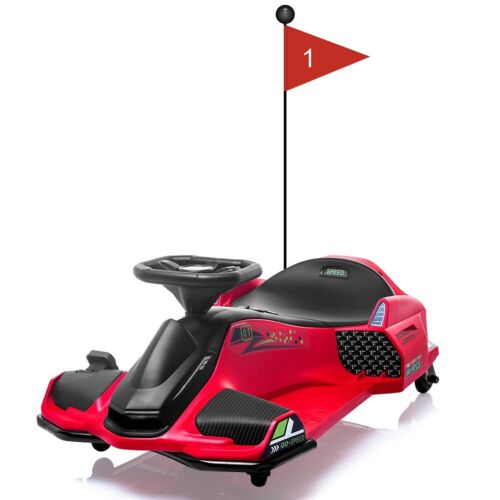 Electric Drifting Go-Kart for Kids - 24V Ride-On Car with Speeds Up to 7.5 mph