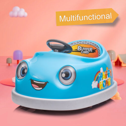 360° Spin Kids Ride-On Bumper Car with Remote Control for Endless Fun