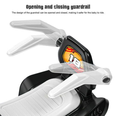 Electric ATV Ride-On Quad Car for Kids with LED Headlights and Bluetooth Connectivity