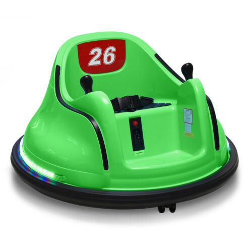 12V Electric Bumper Car with Remote Control and Flashing Lights - Perfect for Riding Fun!