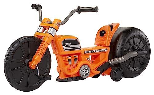 Rev Up Your Ride: Motorcycle-Inspired Street Burner with Adjustable Seat and Durable Design