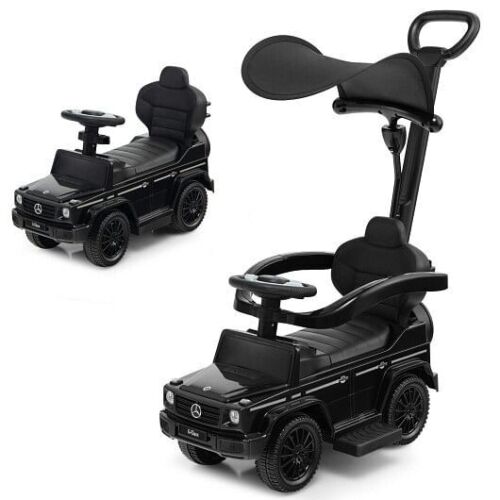Mercedes Benz G350 3-in-1 Push Car with Canopy - Stroller and Sliding Car Combo