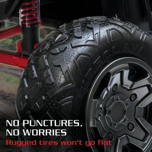 Black 4-Wheel Electric ATV Off-Road Vehicle for Kids - All-Terrain Ride-On Toy