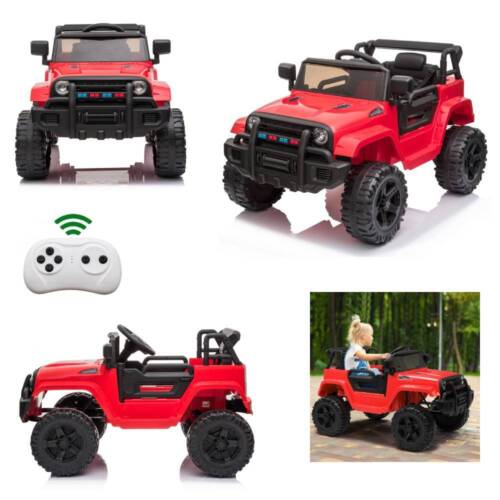12V Kids Ride On Car Truck with Music, 3 Speeds, and Remote Control - Perfect Gift for Boys and Girls