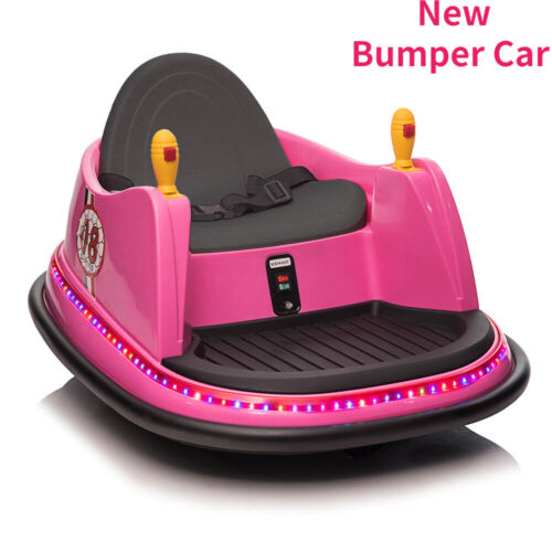 Stylish Pink 6V 7A.h Bumper Car for Endless Fun