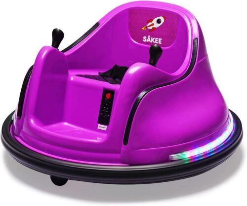 Electric Bumper Car Ride-On Toy for Kids 1.5-6 Years Old - 66lbs Weight Capacity