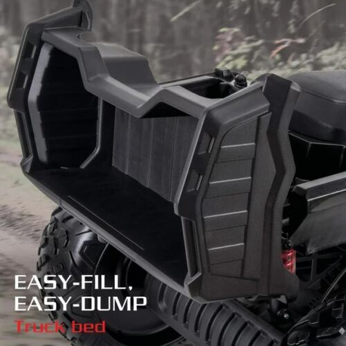 Black 4-Wheel Electric ATV Off-Road Vehicle for Kids - All-Terrain Ride-On Toy