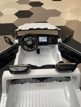 24V Interactive TV GMC Ride On Electric Toy 4x4 with Leather Seating and Advanced Rubber EVA Tires - Remote Control