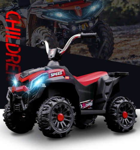 Kids' Electric Off-Road ATV with Musical Features and Illuminating Lights for Children