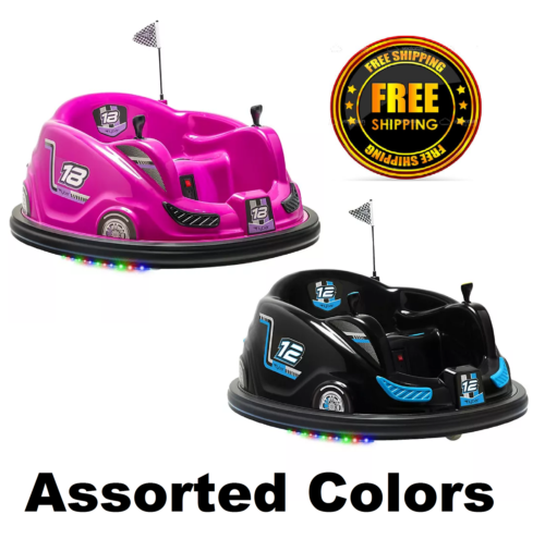 Flybar 12-Volt Battery Operated Electric Bumper Car (Various Shades)